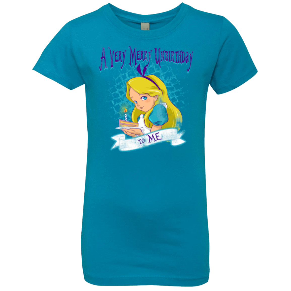 T-Shirts Turquoise / YXS A Very Merry Un-Birthday Girls Premium T-Shirt