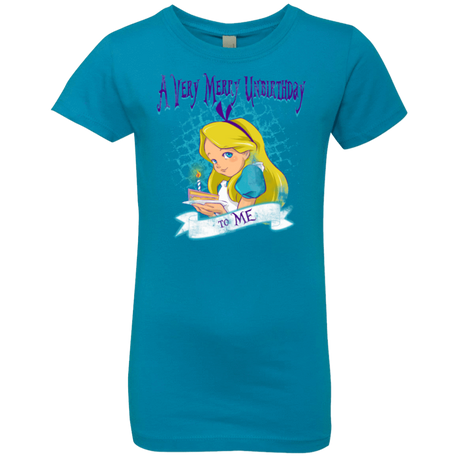 T-Shirts Turquoise / YXS A Very Merry Un-Birthday Girls Premium T-Shirt