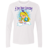 T-Shirts White / Small A Very Merry Un-Birthday Men's Premium Long Sleeve