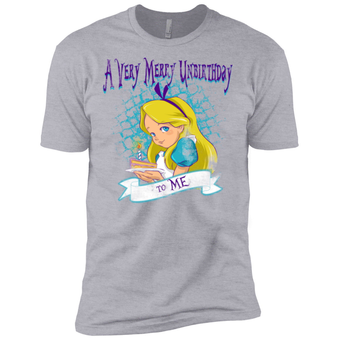 T-Shirts Heather Grey / X-Small A Very Merry Un-Birthday Men's Premium T-Shirt