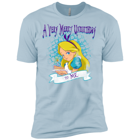 T-Shirts Light Blue / X-Small A Very Merry Un-Birthday Men's Premium T-Shirt