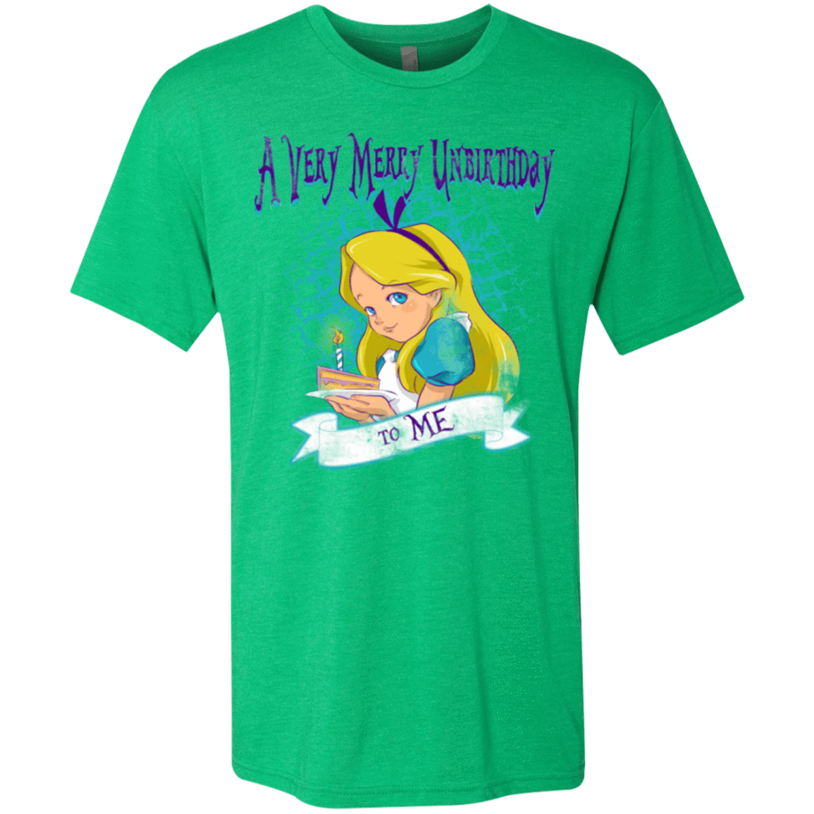 T-Shirts Envy / Small A Very Merry Un-Birthday Men's Triblend T-Shirt