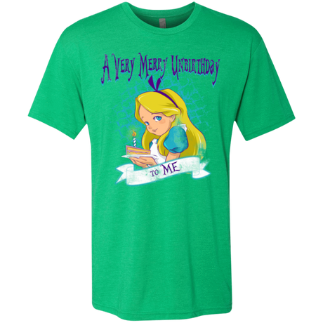 T-Shirts Envy / Small A Very Merry Un-Birthday Men's Triblend T-Shirt