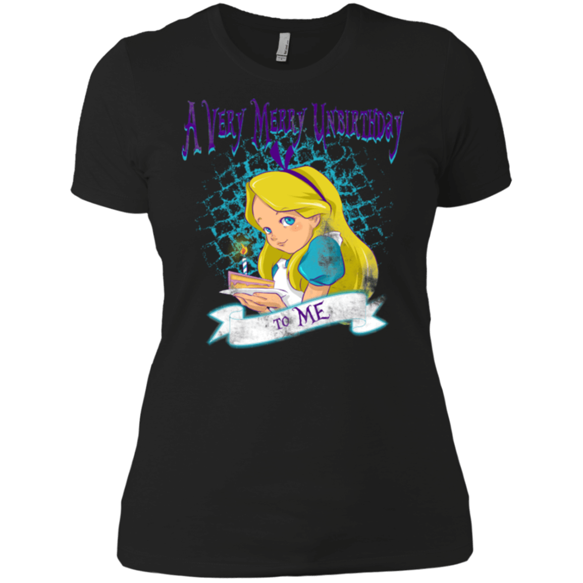 T-Shirts Black / X-Small A Very Merry Un-Birthday Women's Premium T-Shirt