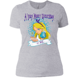 T-Shirts Heather Grey / X-Small A Very Merry Un-Birthday Women's Premium T-Shirt