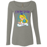 T-Shirts Venetian Grey / Small A Very Merry Un-Birthday Women's Triblend Long Sleeve Shirt