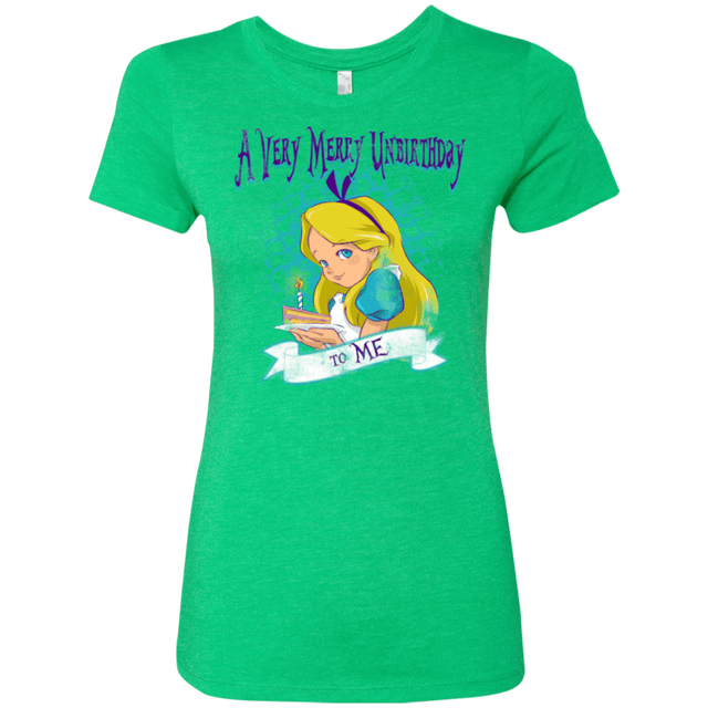 T-Shirts Envy / Small A Very Merry Un-Birthday Women's Triblend T-Shirt