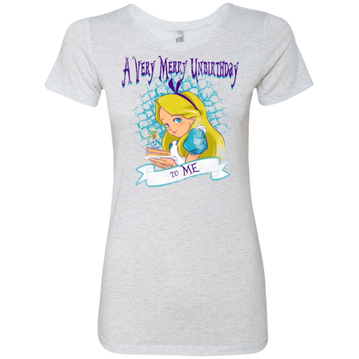 T-Shirts Heather White / Small A Very Merry Un-Birthday Women's Triblend T-Shirt