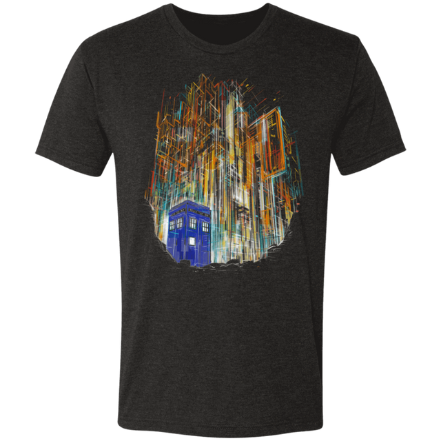 T-Shirts Vintage Black / S A View On Gallifrey Men's Triblend T-Shirt