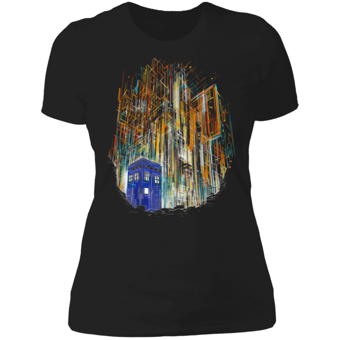 T-Shirts Black / X-Small A View On Gallifrey Women's Premium T-Shirt