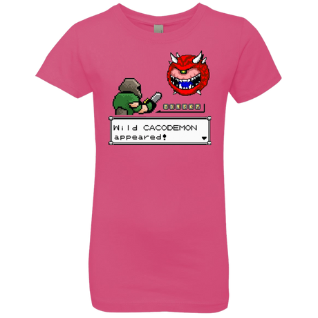 T-Shirts Hot Pink / YXS A Wild Cacodemon Girls Premium T-Shirt