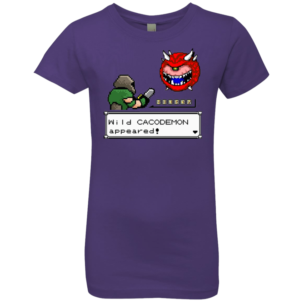 T-Shirts Purple Rush / YXS A Wild Cacodemon Girls Premium T-Shirt