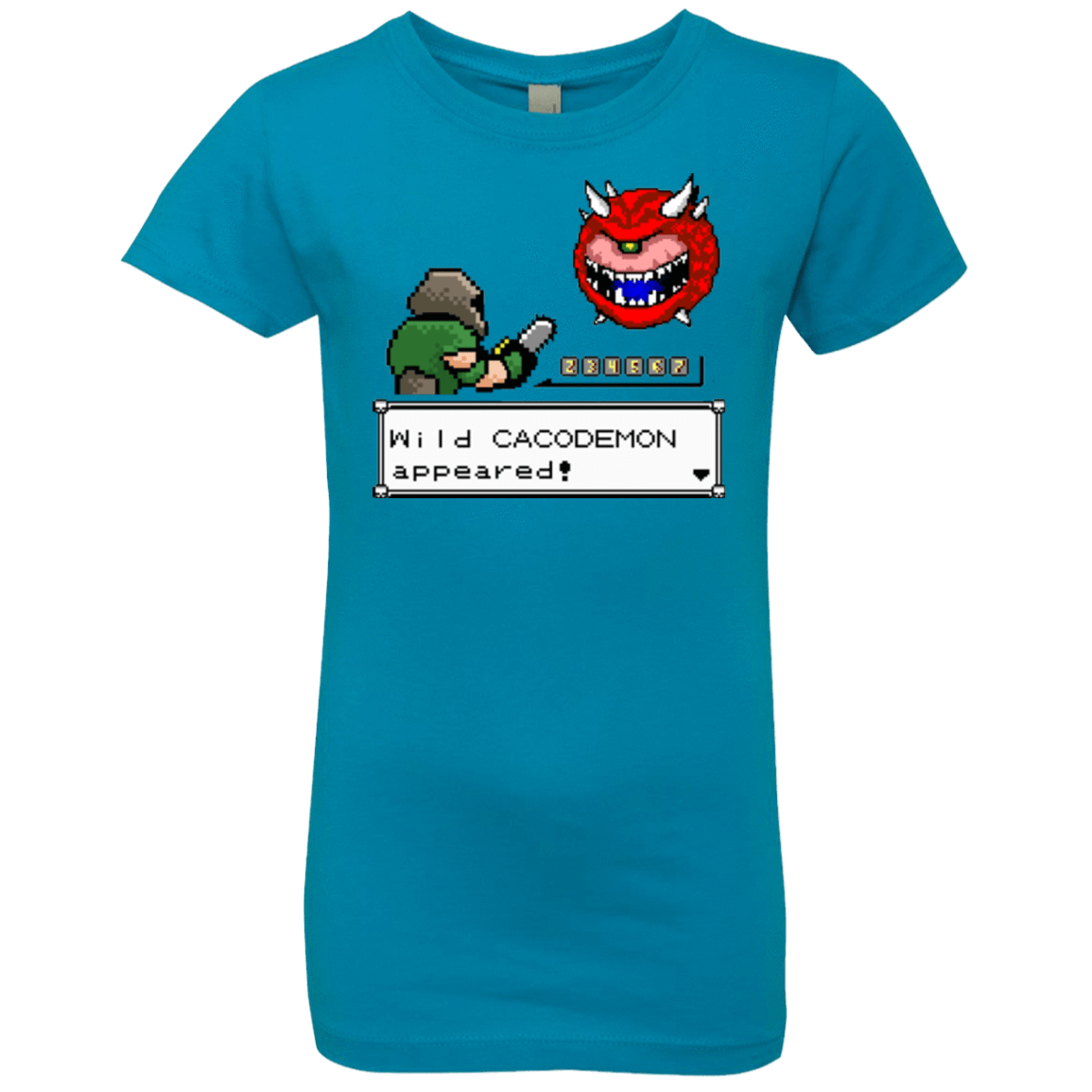 T-Shirts Turquoise / YXS A Wild Cacodemon Girls Premium T-Shirt