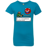 T-Shirts Turquoise / YXS A Wild Cacodemon Girls Premium T-Shirt