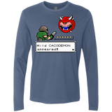 T-Shirts Indigo / Small A Wild Cacodemon Men's Premium Long Sleeve