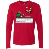T-Shirts Red / Small A Wild Cacodemon Men's Premium Long Sleeve