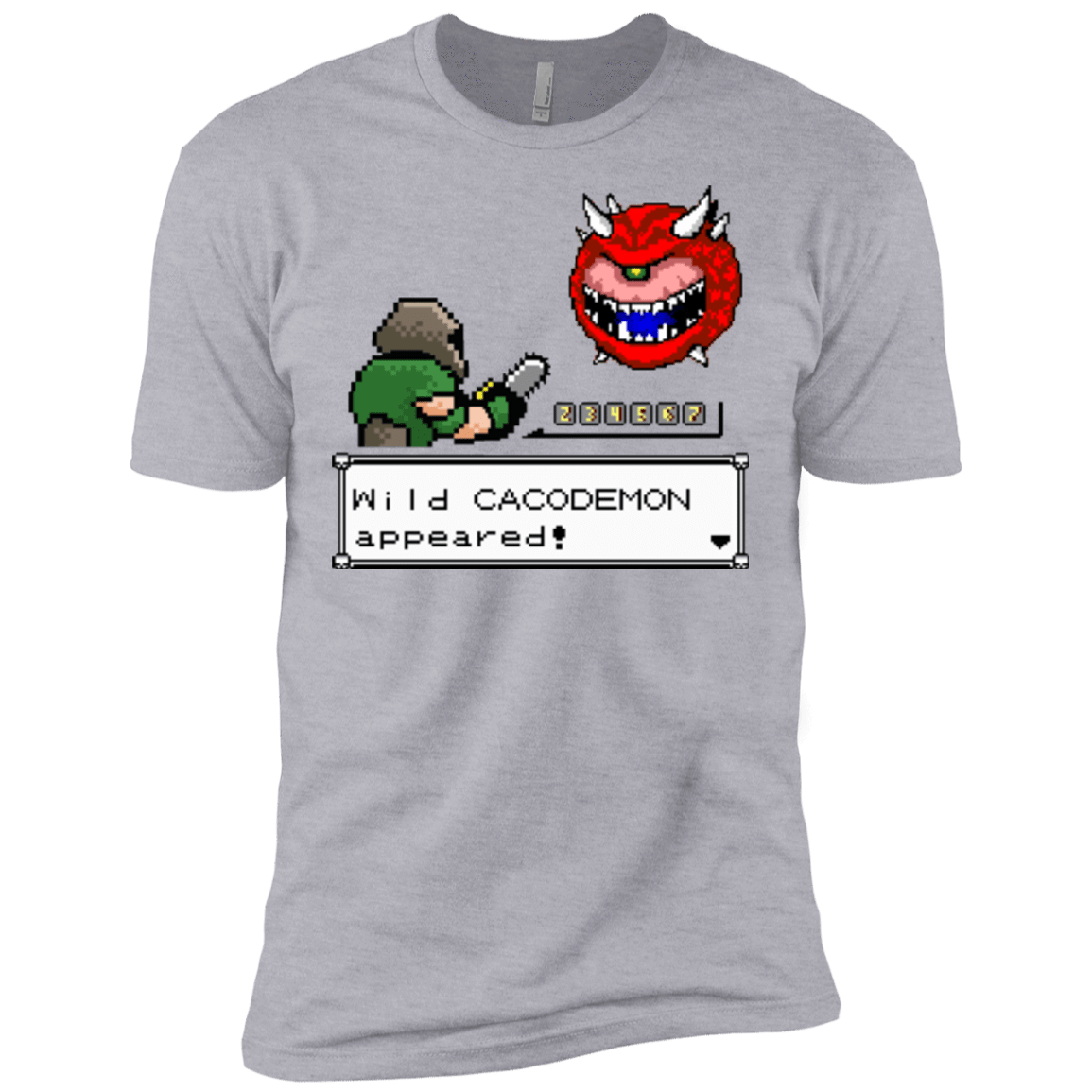 T-Shirts Heather Grey / X-Small A Wild Cacodemon Men's Premium T-Shirt