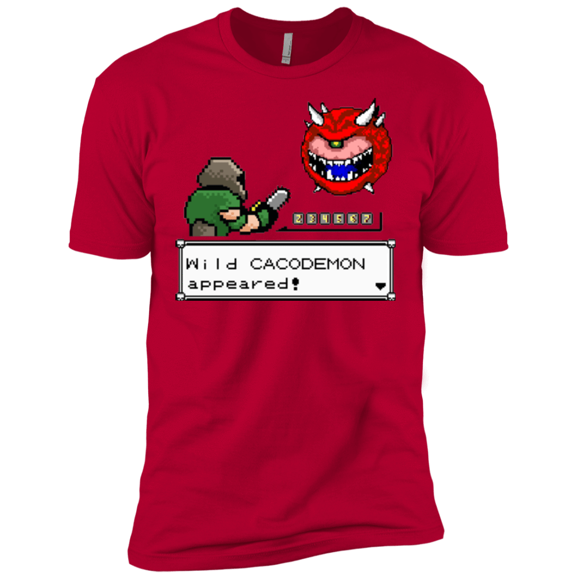 T-Shirts Red / X-Small A Wild Cacodemon Men's Premium T-Shirt