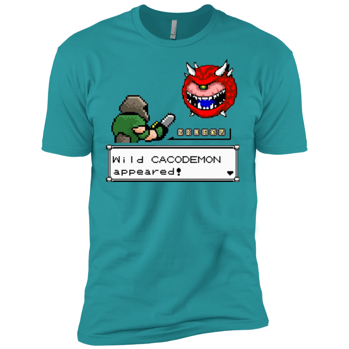 T-Shirts Tahiti Blue / X-Small A Wild Cacodemon Men's Premium T-Shirt