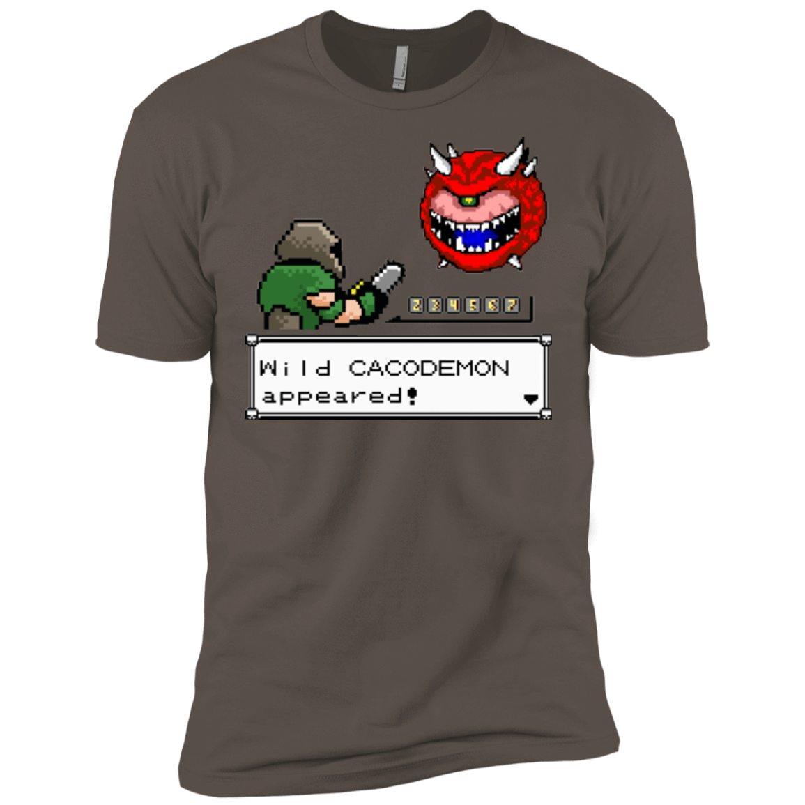 T-Shirts Warm Grey / X-Small A Wild Cacodemon Men's Premium T-Shirt