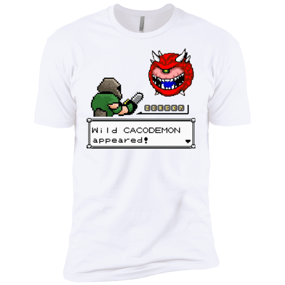 T-Shirts White / X-Small A Wild Cacodemon Men's Premium T-Shirt
