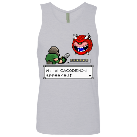 T-Shirts Heather Grey / Small A Wild Cacodemon Men's Premium Tank Top