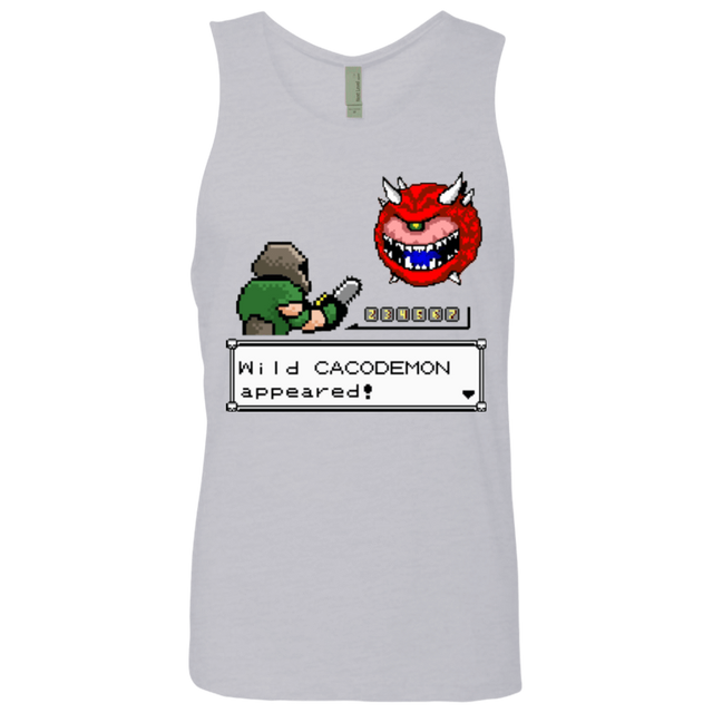 T-Shirts Heather Grey / Small A Wild Cacodemon Men's Premium Tank Top