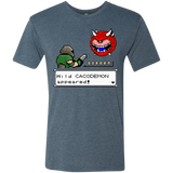T-Shirts Indigo / Small A Wild Cacodemon Men's Triblend T-Shirt