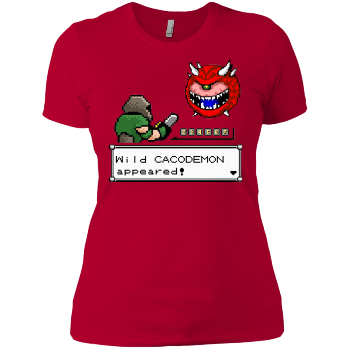 T-Shirts Red / X-Small A Wild Cacodemon Women's Premium T-Shirt