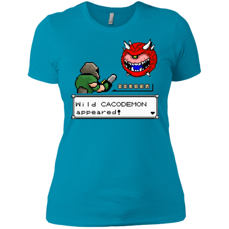 T-Shirts Turquoise / X-Small A Wild Cacodemon Women's Premium T-Shirt