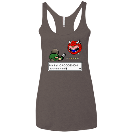 T-Shirts Macchiato / X-Small A Wild Cacodemon Women's Triblend Racerback Tank