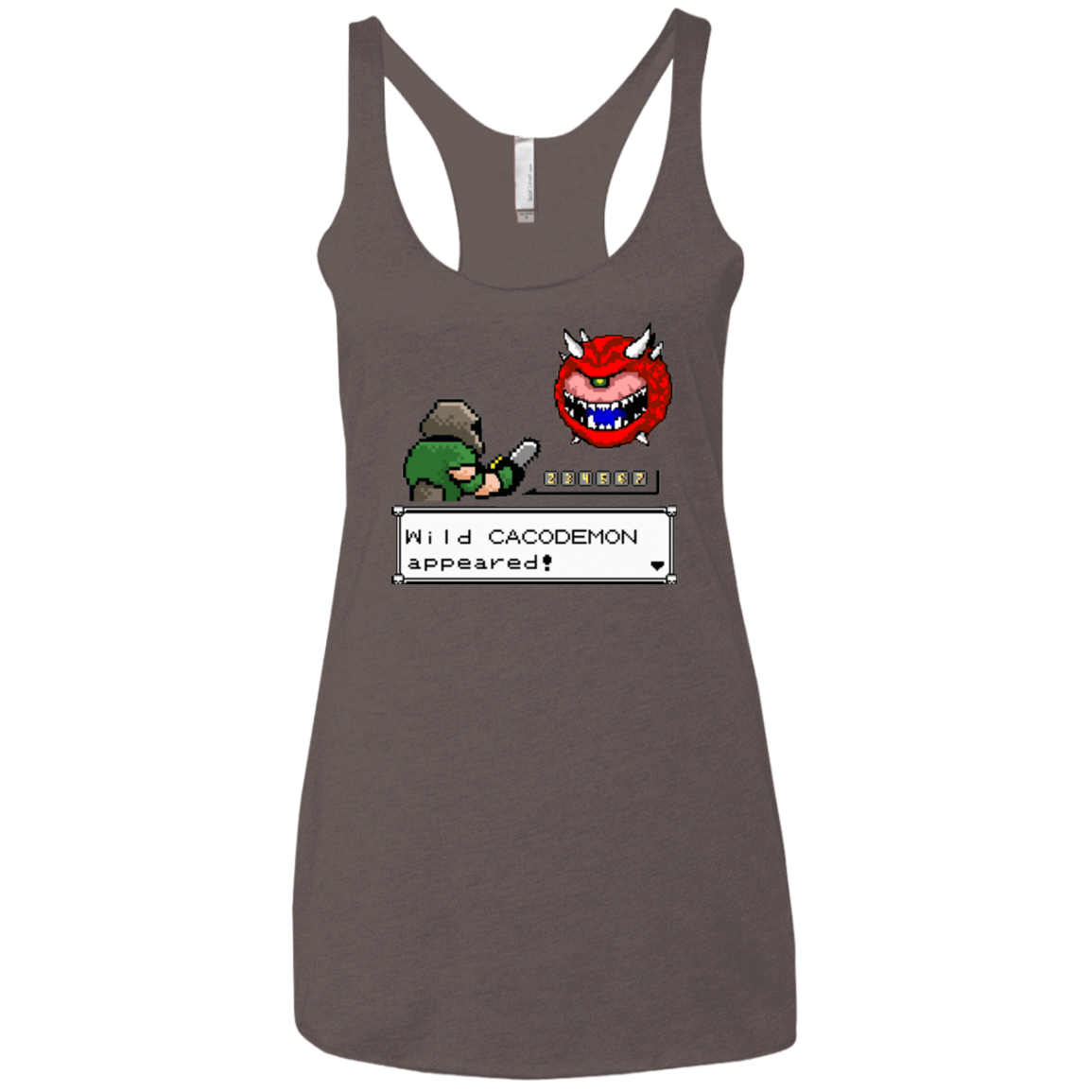 T-Shirts Macchiato / X-Small A Wild Cacodemon Women's Triblend Racerback Tank