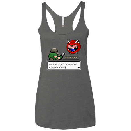 T-Shirts Premium Heather / X-Small A Wild Cacodemon Women's Triblend Racerback Tank