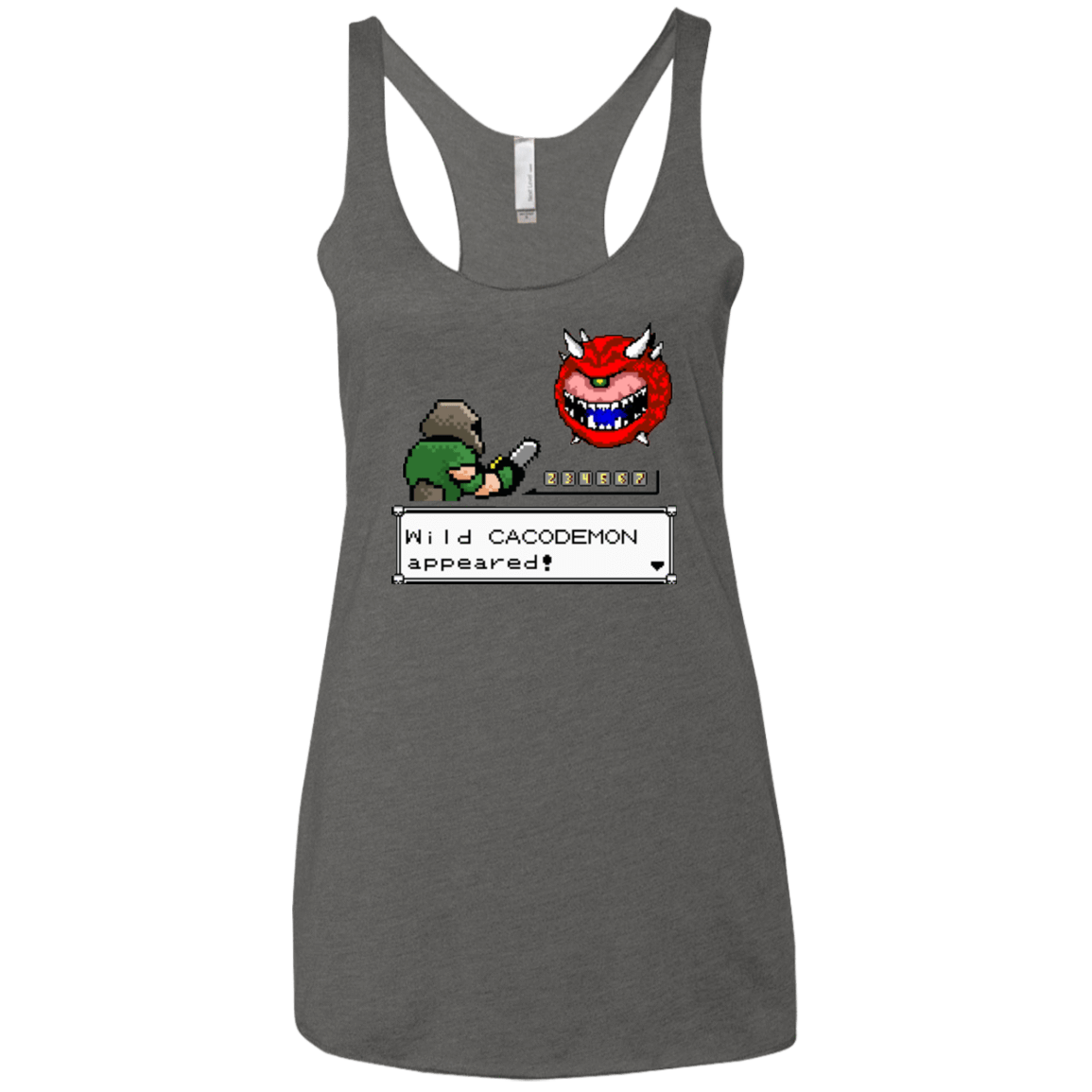 T-Shirts Premium Heather / X-Small A Wild Cacodemon Women's Triblend Racerback Tank