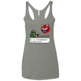 T-Shirts Venetian Grey / X-Small A Wild Cacodemon Women's Triblend Racerback Tank