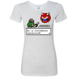T-Shirts Heather White / Small A Wild Cacodemon Women's Triblend T-Shirt