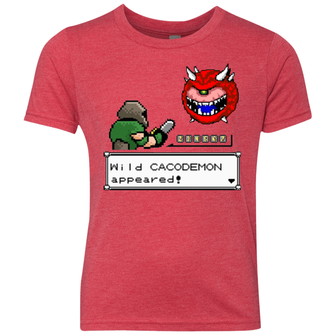 T-Shirts Vintage Red / YXS A Wild Cacodemon Youth Triblend T-Shirt