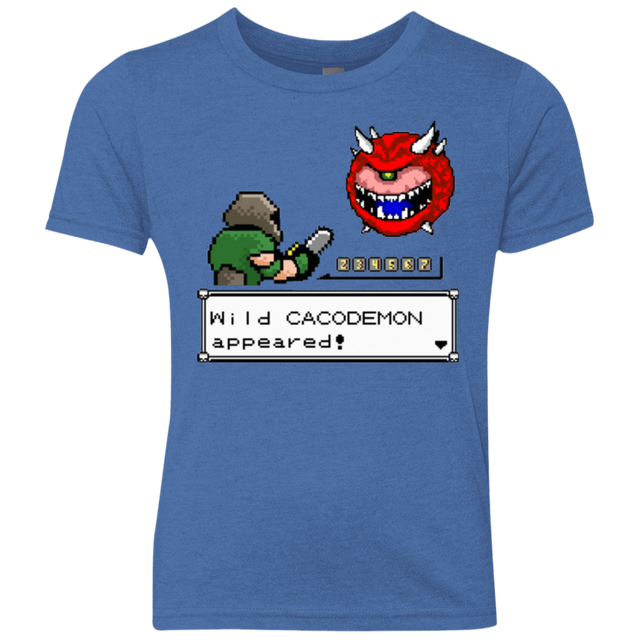 T-Shirts Vintage Royal / YXS A Wild Cacodemon Youth Triblend T-Shirt