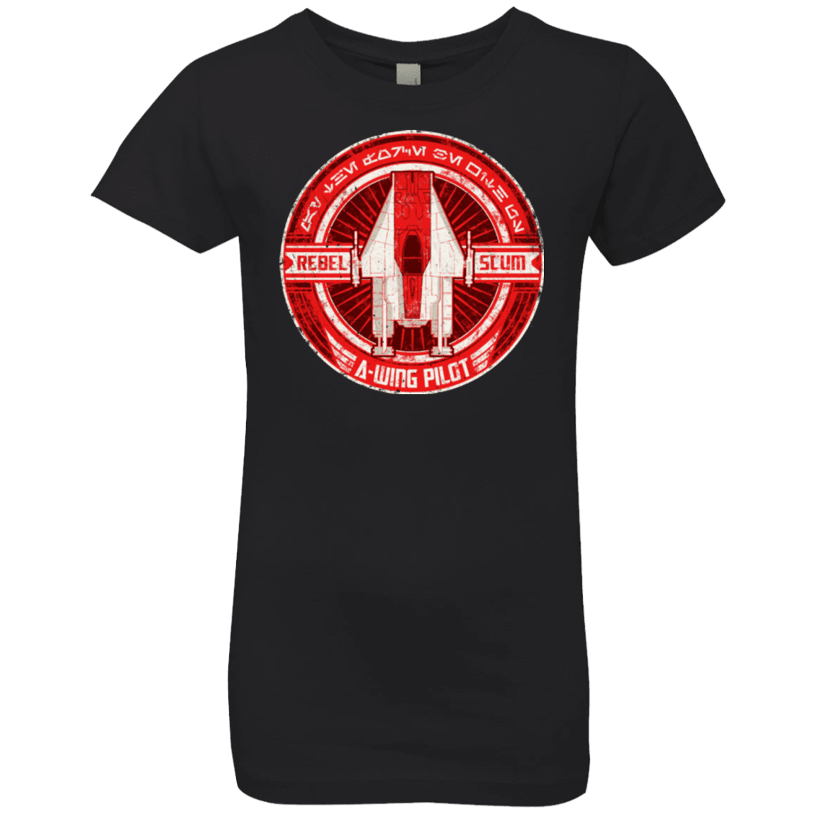 T-Shirts Black / YXS A-Wing Girls Premium T-Shirt