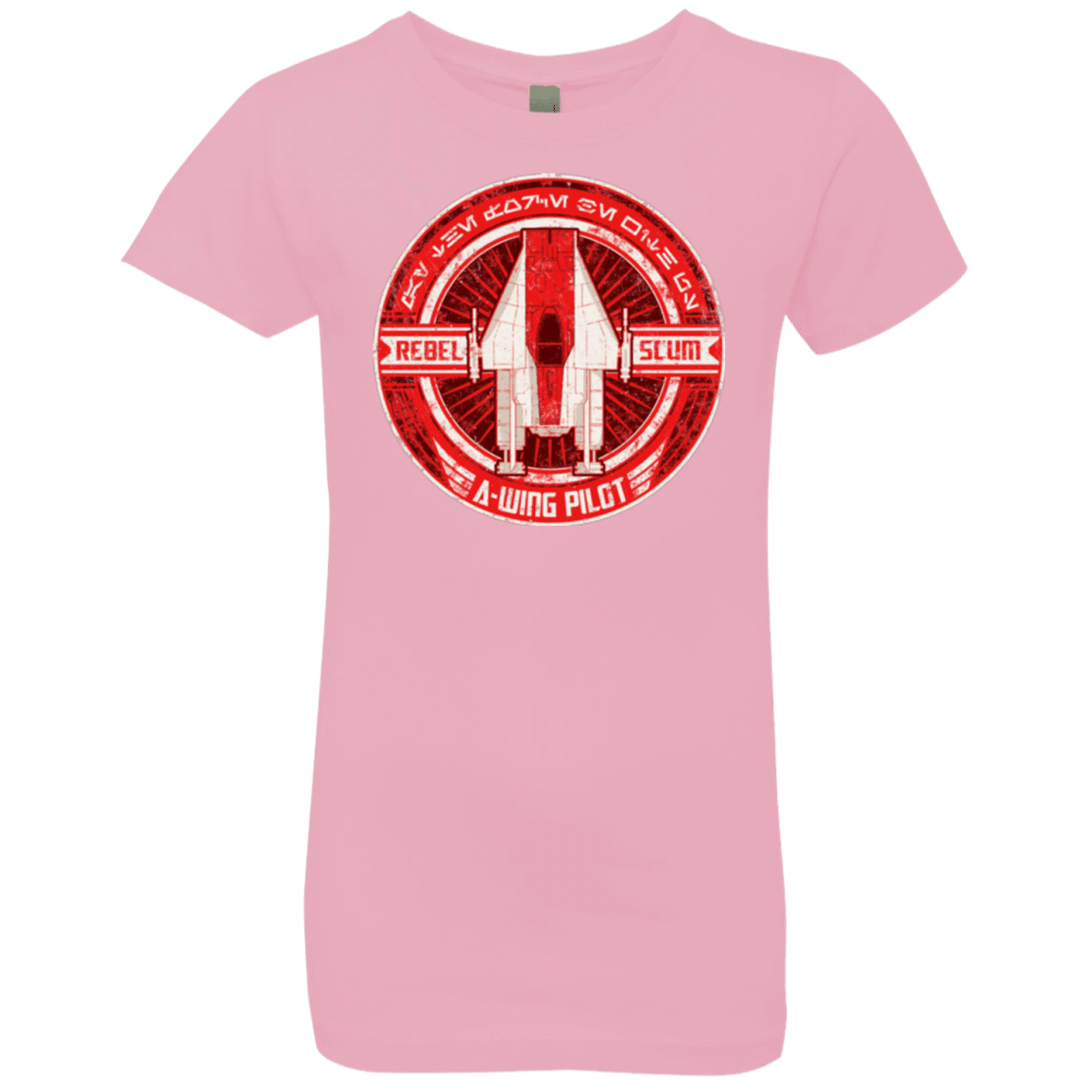 T-Shirts Light Pink / YXS A-Wing Girls Premium T-Shirt