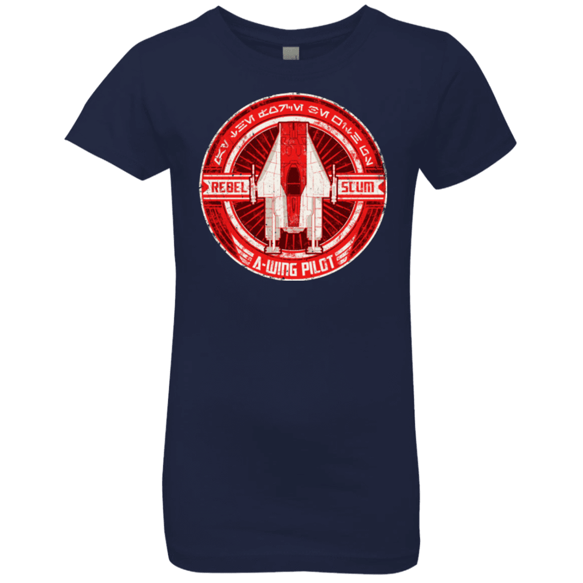 T-Shirts Midnight Navy / YXS A-Wing Girls Premium T-Shirt