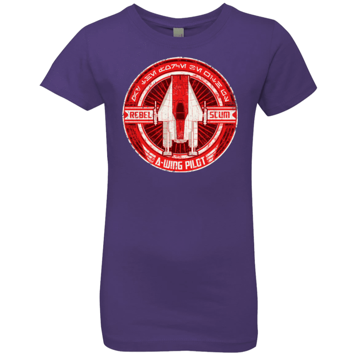 T-Shirts Purple Rush / YXS A-Wing Girls Premium T-Shirt