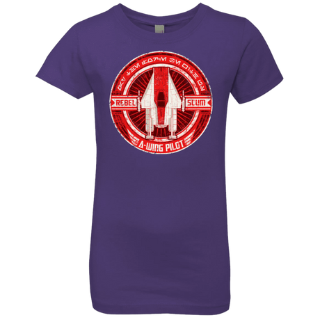 T-Shirts Purple Rush / YXS A-Wing Girls Premium T-Shirt