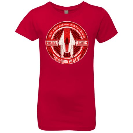 T-Shirts Red / YXS A-Wing Girls Premium T-Shirt