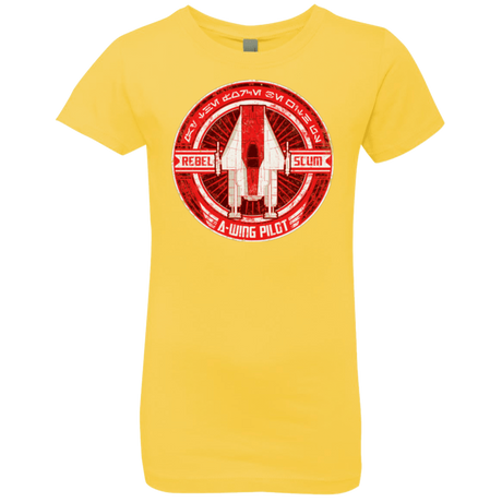 T-Shirts Vibrant Yellow / YXS A-Wing Girls Premium T-Shirt