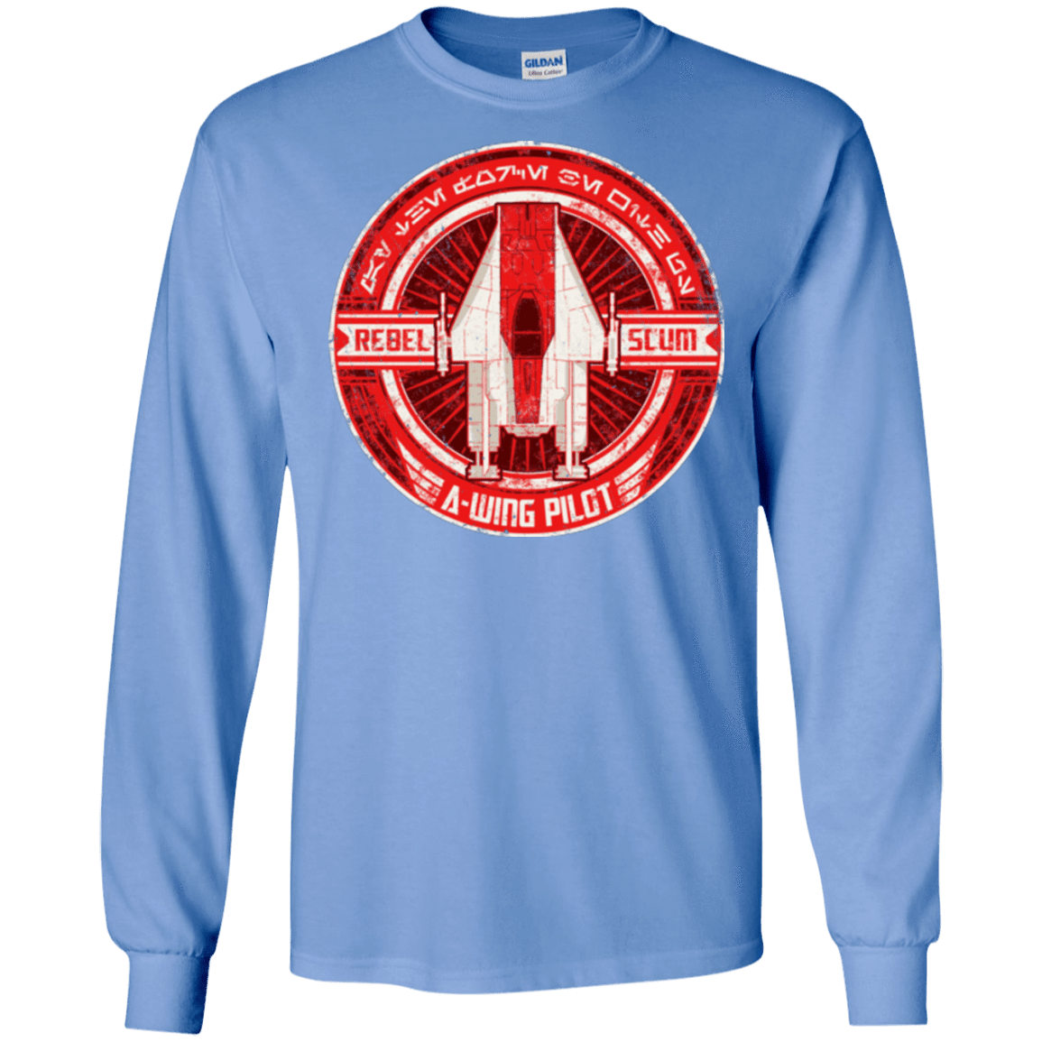 T-Shirts Carolina Blue / S A-Wing Men's Long Sleeve T-Shirt