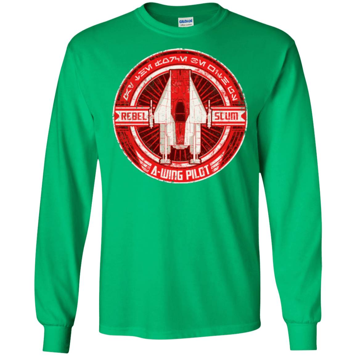 T-Shirts Irish Green / S A-Wing Men's Long Sleeve T-Shirt