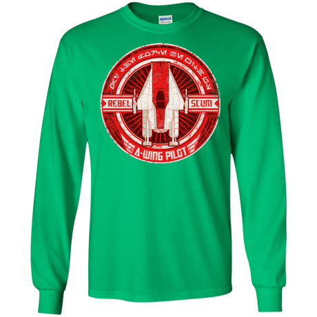 T-Shirts Irish Green / S A-Wing Men's Long Sleeve T-Shirt