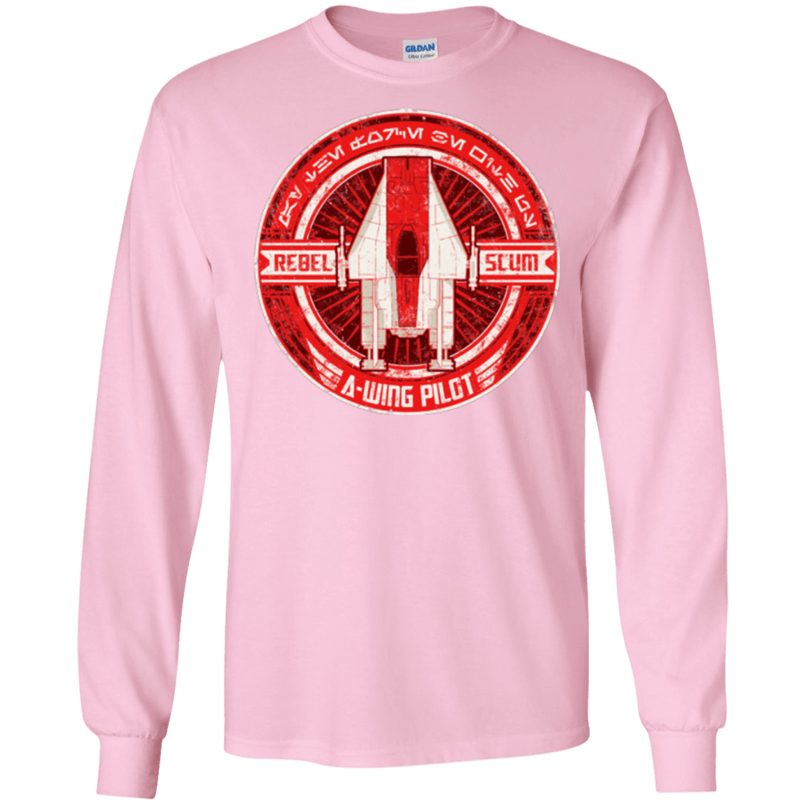 T-Shirts Light Pink / S A-Wing Men's Long Sleeve T-Shirt