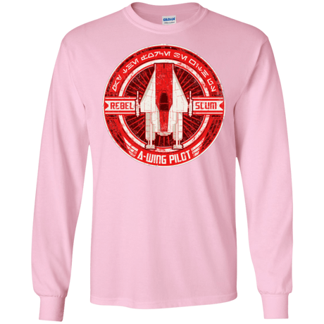 T-Shirts Light Pink / S A-Wing Men's Long Sleeve T-Shirt